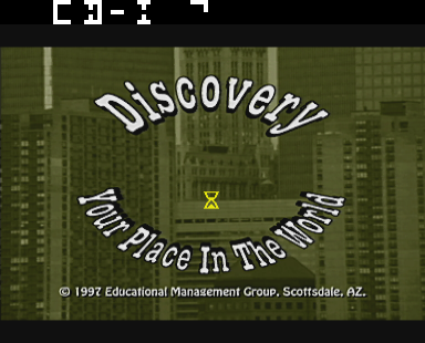 Discovery - Your Place in the World Title Screen